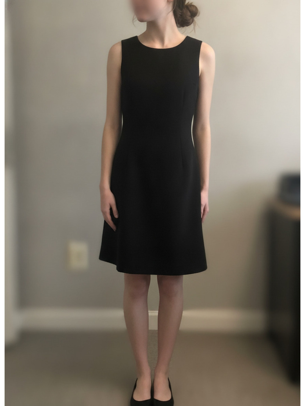 Althuser | Sz 10 | Vintage Black Sleeveless Sheath Dress